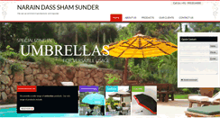 Desktop Screenshot of mrindiaumbrellas.com